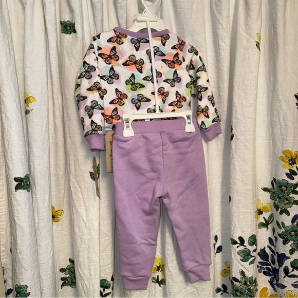Levi’s Baby Girls Butterfly 2 Piece Set NWT - Picture 2 of 5